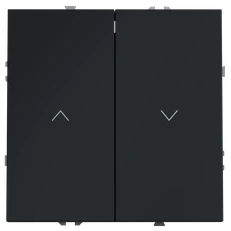 Изображение Выключатель для жалюзи Voltum S70, графит (механизм + накладка)