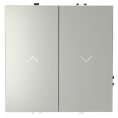 Изображение Выключатель для жалюзи Voltum S70, сталь (механизм + накладка)